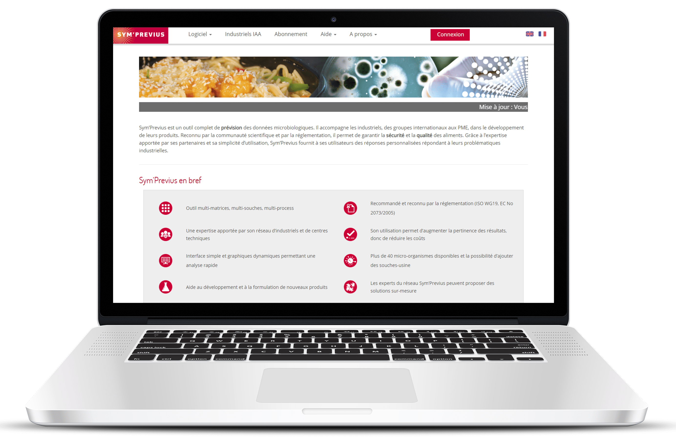 Sym'Previus - Logiciel de microbiologie prévisionnelle