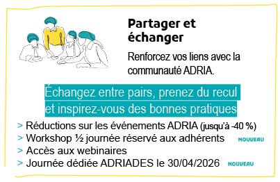 Communauté ADRIA - partager et échanger - Adhésion 2026