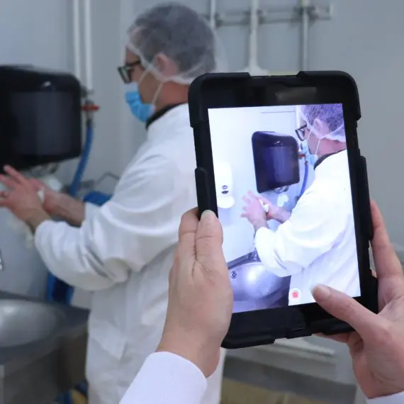 Mission Hygiène sur tablette numérique adria mission hygiène bph carrée