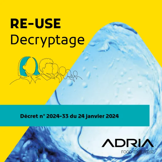 Décret n° 2024-33 du 24 janvier 2024 relatif aux eaux réutilisées dans les entreprises du secteur alimentaire et portant diverses dispositions relatives à la sécurité sanitaire des eaux destinées à la consommation humaine