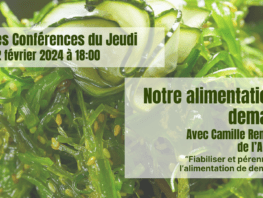 Conférence "Notre alimentation de demain" HALIOTIKA ADRIA