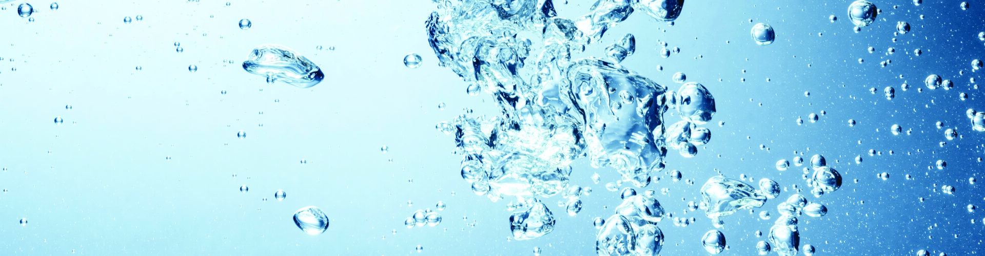 REUSE cartographie de l'eau blue water wave and bubbles to clean drinking water