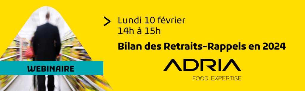 Webianire ADRIA Retraits Rappels en France