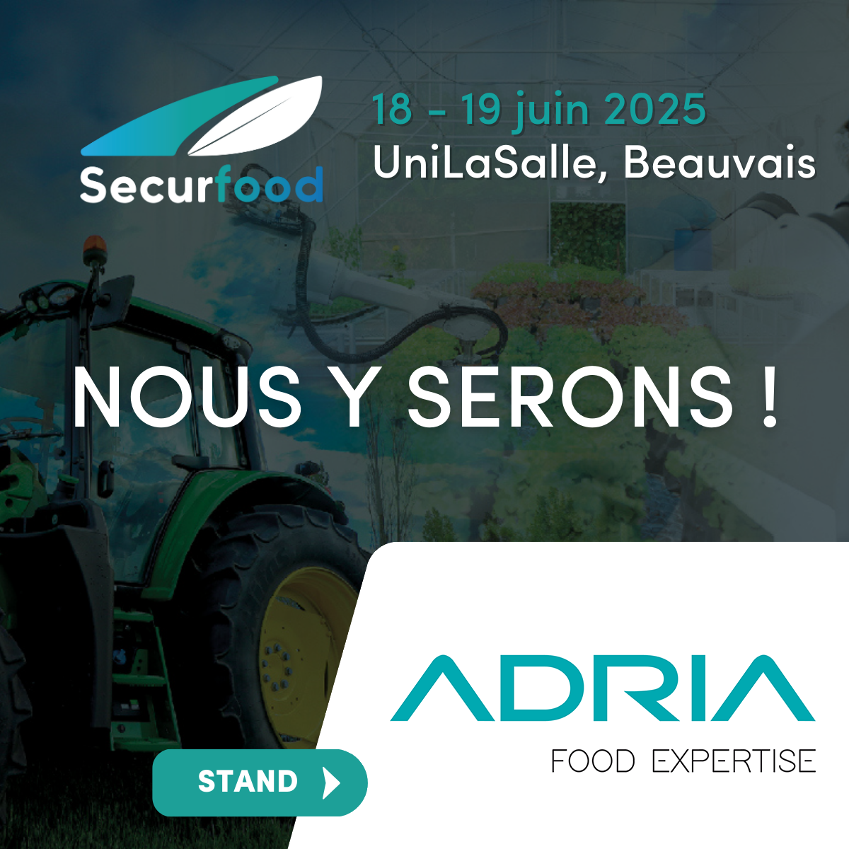 Conférence ADRIA à SecurFood