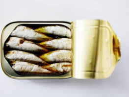 sardines in their tin.