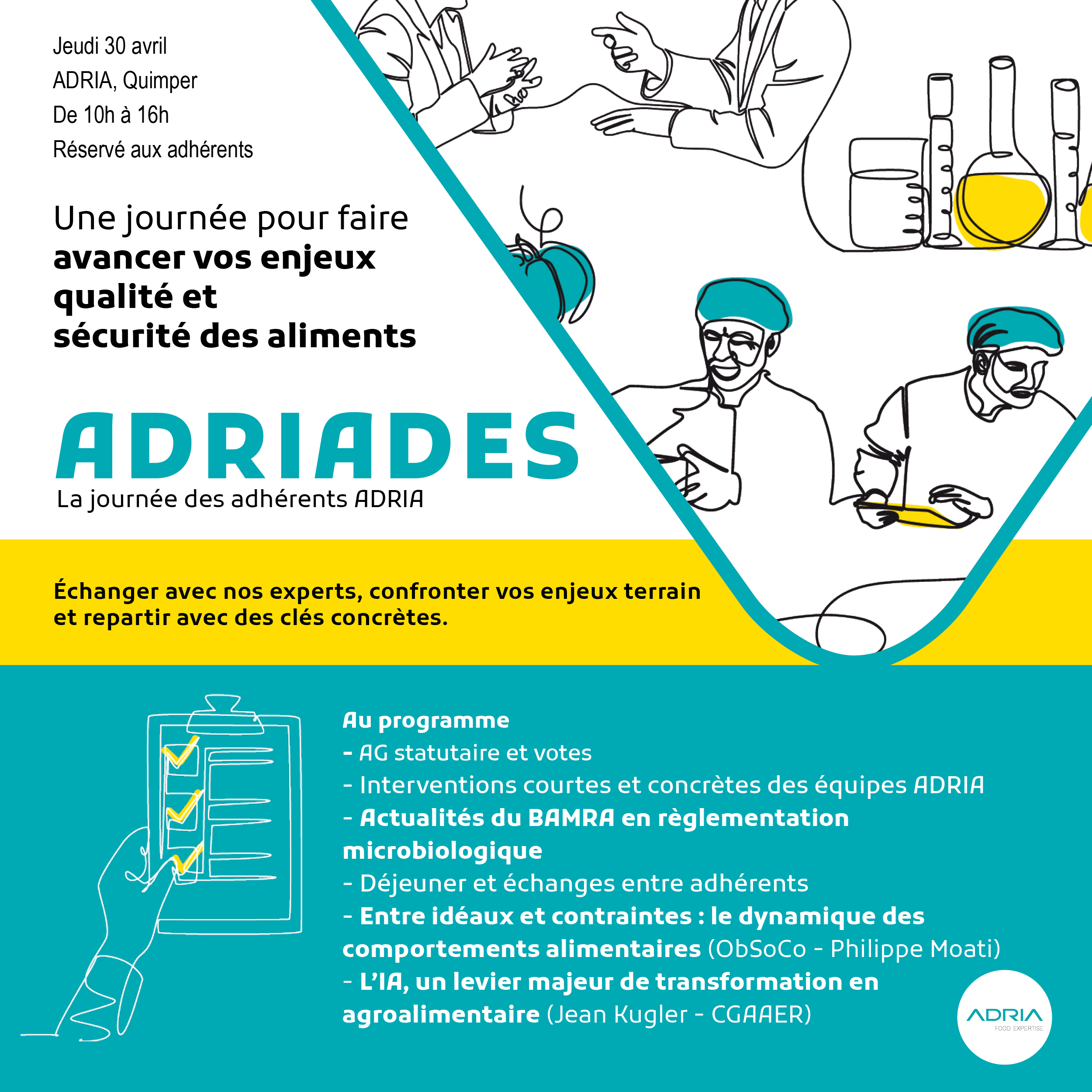 ADRIADES, la journée des adhérents ADRIA