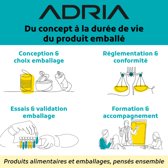 L’emballage à l’ADRIA : penser le produit emballé dans sa globalité