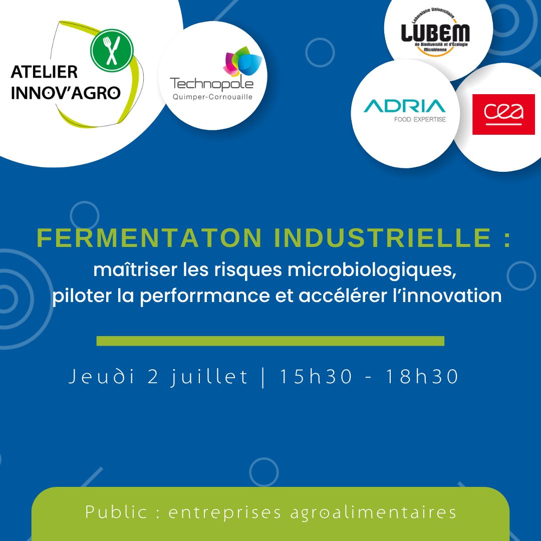 Atelier Innov'Agro - Fermentation industrielle